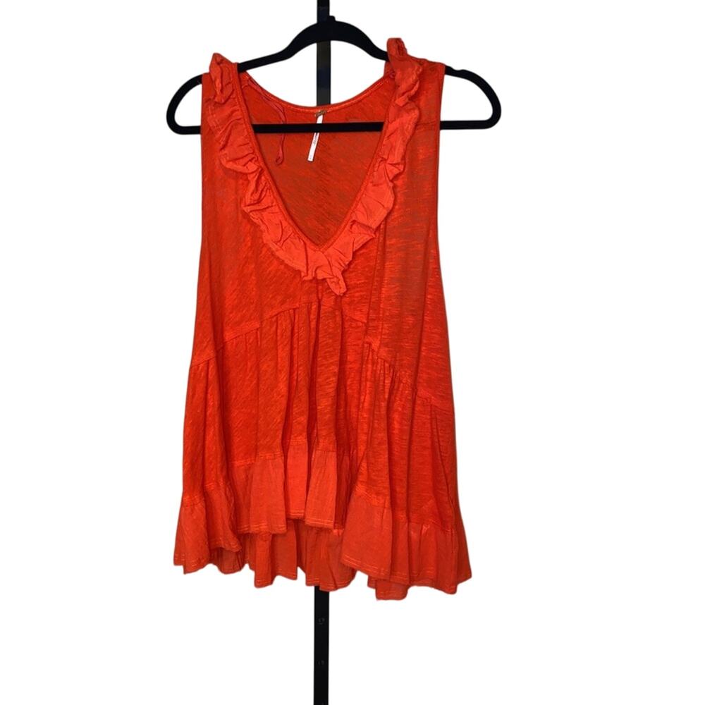 Free people Ruffled Babydoll Tank Top - Picture 8 of 10